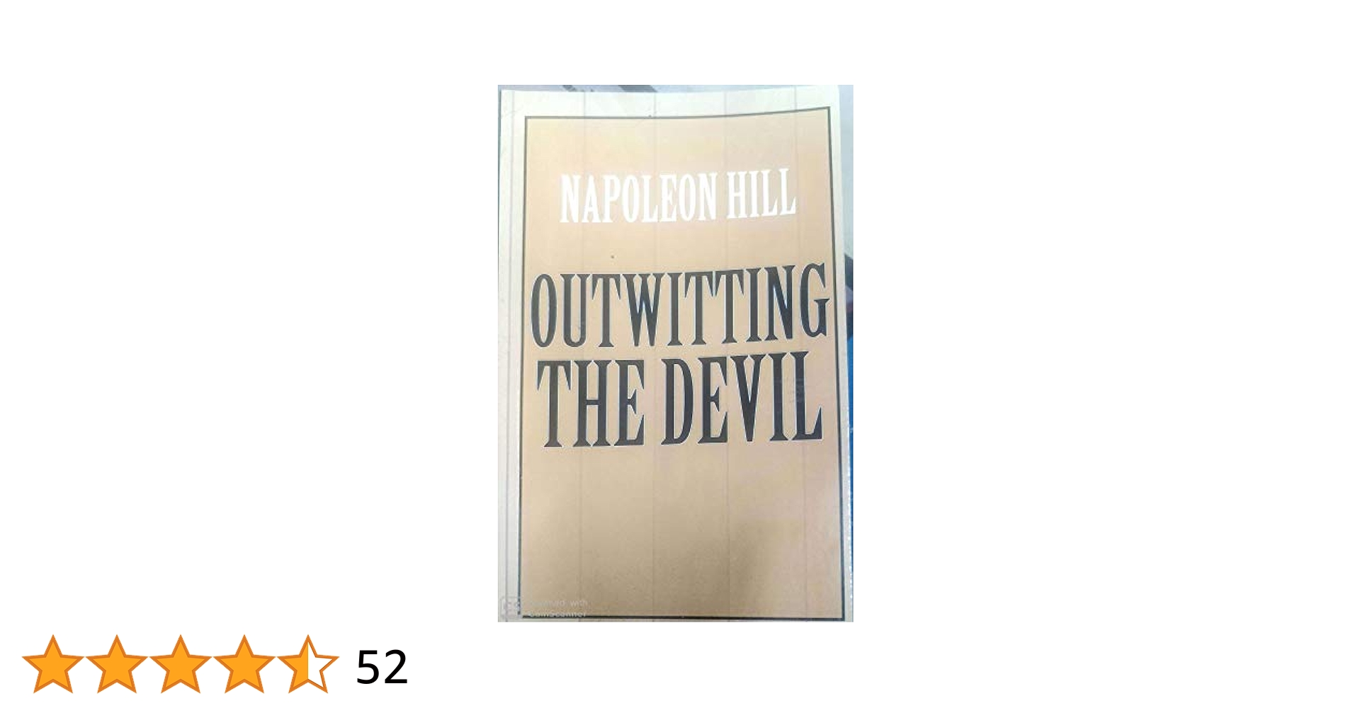 Amazon.co.jp: Outwitting The Devil : Napoleon Hill: 本