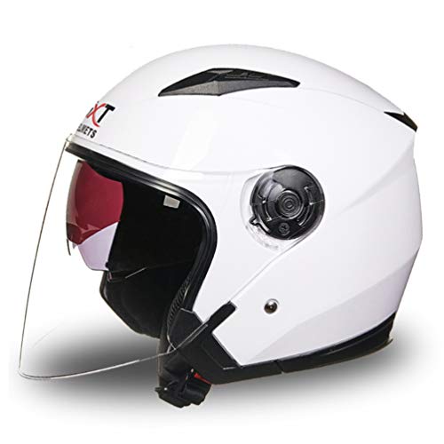 OLEEKA Casco de motocicleta de doble lente Casco integral Casco Racing Capacete con visera solar Cascos de moto Cover