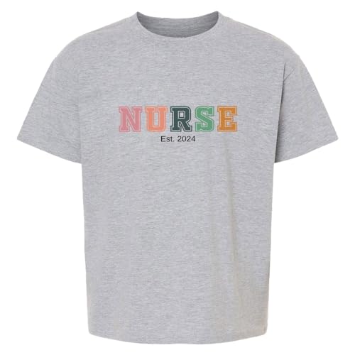 Personalized Nurse T-Shirt, Custom Nurse Tee with Est. Date, Funny Nurse Shirt Gift Idea, Vintage Nurse Tshirt, Nursing School T-Shirt, Nurse Graduation Shirt Gift