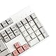 YMDK 161 Tasten 9009 Tastenkappen Deutsch QWERTZ Cherry Profile Dye Sub Top Print PBT Tastenkappe für 61/68/87/98/104/108 Layout MX Mechanische Tastatur