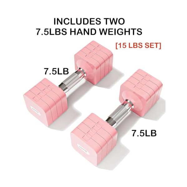Adjustable Dumbbell Set for Women Men 7.5LB/10LB/15LB/20LB/25LB Each - Image 2