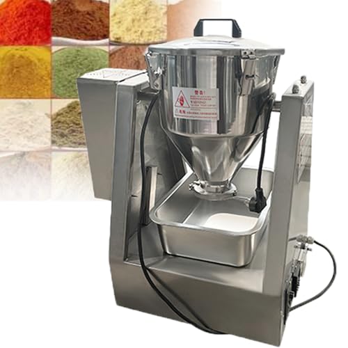 Mezclador Industrial De PartíCulas Y Polvo De Acero Inoxidable 304, Mezclador De Alimentos, Mezclador De Polvo Con RotacióN De 360° Para Metalurgia Y Metalurgia.,5L