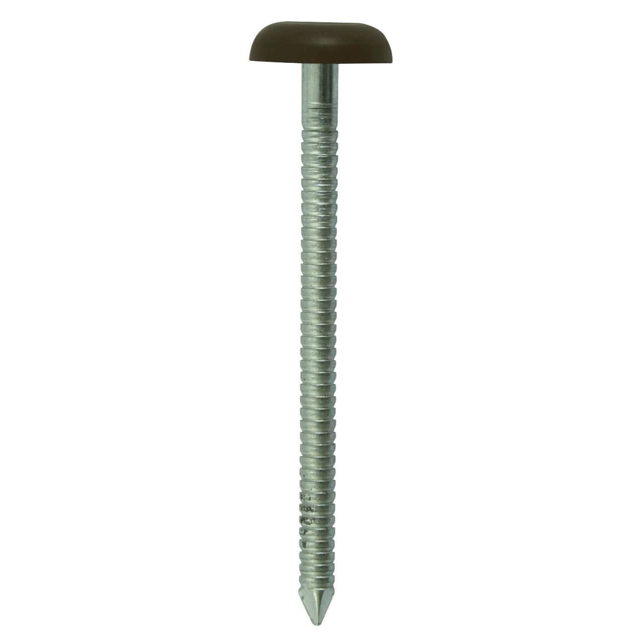 TIMCO Polymer Headed Nail - 50mm - Mahogany - Box of 100