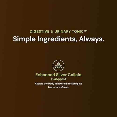 Miniatura 5 de Nature's Rite Tónico digestivo y urinario con plata coloidal 45 ppm de hidrosol de plata para apoyo inmunológico (8 oz)