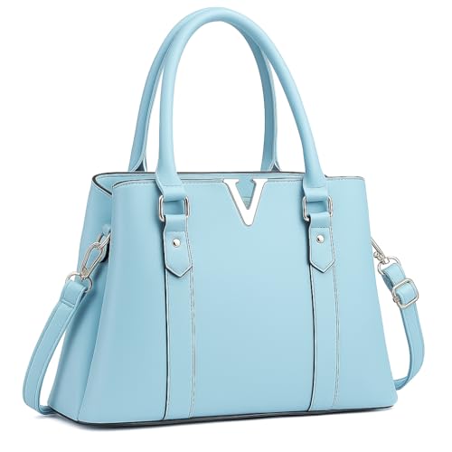 Image of Women's Handbag Tote Bag Premium PU Leather Shoulder Bag with Top Handle & Detachable Strap - Stylish Large Capacity Purse for Office, Casual & Party Use