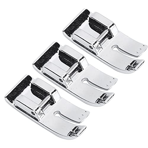 Set de 3 Pies Prensatelas de Acero Inoxidable para Coser miniatura 7