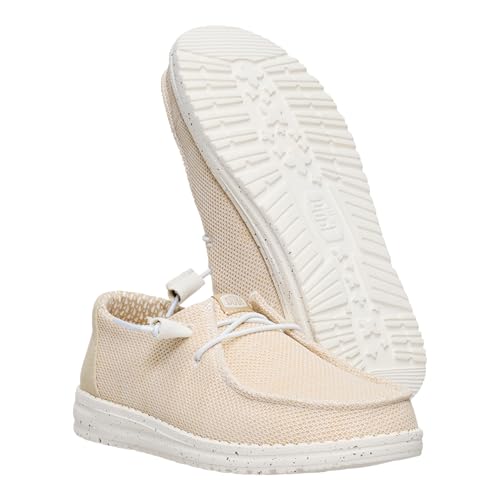 Image of HEYDUDE Women's Wendy Stretch Sox Slip On Loafer | Lightweight Stretch Mesh Easy On | Elastic Laces, Sock Like Fit