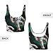 Women Girls Summer U-Shaped Back Sports Bras Elastic for Space Funny Astronauts Athletic Tops with Pads Quick Dry Sportswear for Workout Training