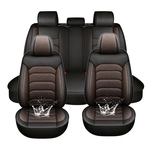 ✅【VEICOLI COMPATIBILI】Coprisedile Coprisedili Auto per Alfa Romeo Mito. Compatibile con la maggior parte dei veicoli a cinque posti, incluse berline, SUV, station wagon e hatchback. Adatto sia per i sedili anteriori che posteriori. Per qualsiasi domanda, consultare la nostra tabella delle taglie o contattarci. (Non adatto a veicoli con poggiatesta fissi o cinture di sicurezza integrate).