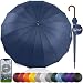 Royal Walk Paraguas Grande XXL Antiviento para Hombre y Mujer Automático Abierto Para 2 Personas de 54 Pulgadas Paraguas Resistente al Viento de Golf Originale Impermeable 16 Varillas 120cm