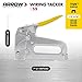 Arrow T59 Heavy Duty Staple Gun with Rear-Load Magazine for Voice and Data Cables and Wiring, Fits Wires up to 5/16-Inch Diameter
