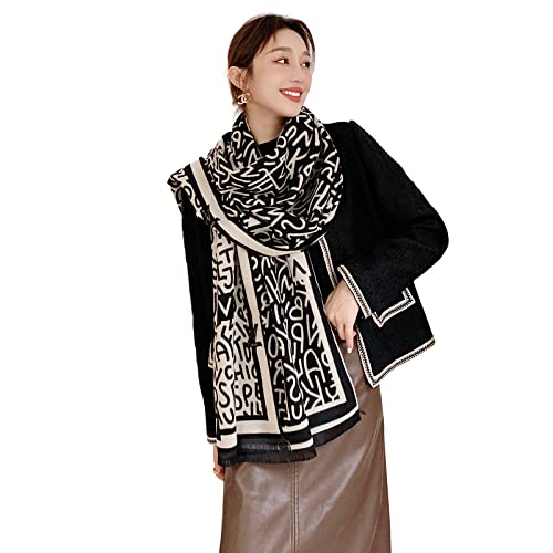 Large Pashmina Shawls and Wraps for Women Evening Dresses Extra Long Soft Cashmere Feel Birthday Gifts Throw Warm Winter Womens Fall ScarfsÂ Shawls and Wraps for Wedding in Black