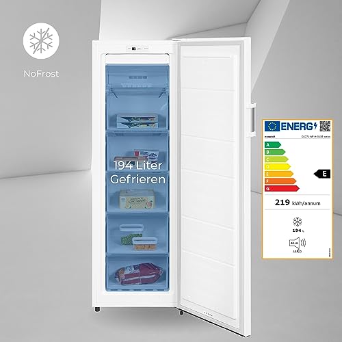 Exquisit GS271-NF-H-010E Gefrierschrank mit 5 Schubladen