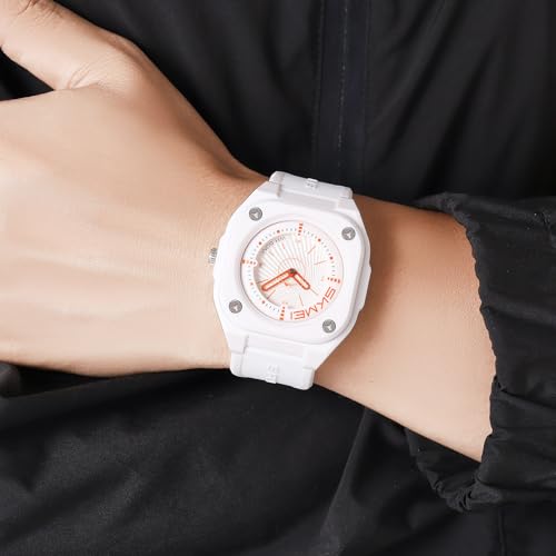SKMEI Unisex Analog Men's 3D Layered Dial Watches with Luminous Sport Military Waterproof Womens Watches Casual Outdoor4