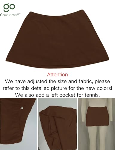 Gozoloma Womens Cotton Linen Skorts Casual Cute A-Line Mini Skirts with Ruffle Inner Waistband2