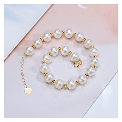 Bracelet perles d'eau douce femmes : fini les bijoux qui ternissent avec le fil jaune 18 carats
