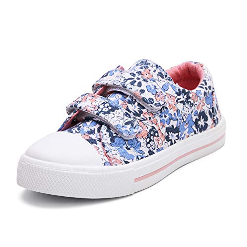 KKomForme Baby Sneakers for Boys and Girls,Toddler Kids Soft Walking Shoes, Flower, 10