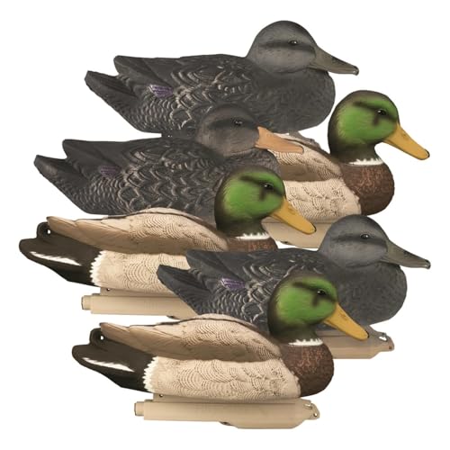 Leurres noirs colverts Higdon lot de 3 avec quille lestée ultra stable