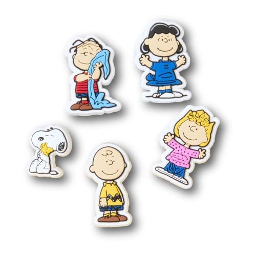 Image of Crocs Jibbitz Peanuts & Snoopy Shoe Charm Packs