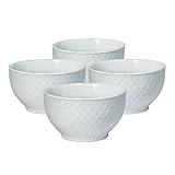 Pfaltzgraff French Lace White Soup Cereal Bowls (25-Ounce, Set of 4)