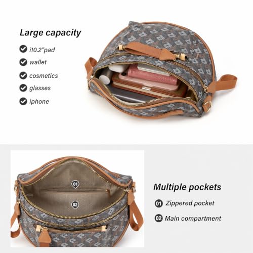 Image of Makes Checkered Crossbody Bag Bum Bag for Women with Pouch