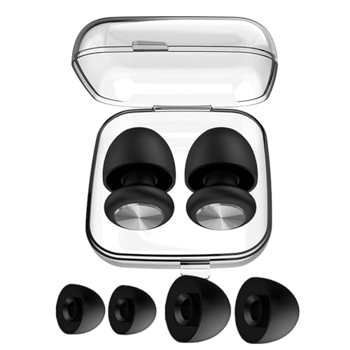Quiet Ear Plugs for Sleep | Reusable Ear Plugs for Noise Sensitivity,Soft Silicone Ear Plug, Comfortable Quiet Ear Plugs, Reusable Hearing Protection for Travel, Work