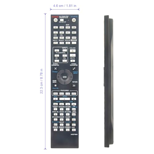 Télécommande AXD7668 pour Pioneer SC-65 SC-68 SC-1522 - Finition et Précision - 2