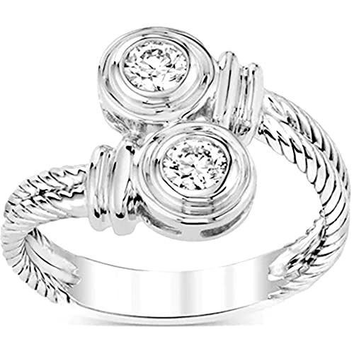 Jude Jewelers Stainless Steel Braided Knot Wedding Engagement Promise Statement Ring2