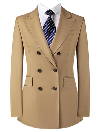 Veste de smoking à boutons femme coupe cintrée anti-plis pour réunion