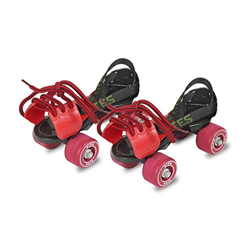 Viva Roller Skates for Seniors | Unisex Outdoor Skating Shoes | Featuring Wheels for Skating Beginners | for Kids, Boys and Girls Adjustable Skates Shoes | Red Color | Pack of 1 |