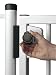 Cerradura de piscina de nailon negro/40 x 40 (incluido: par de botones...