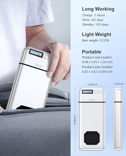 Dayear Phone Lock Box, Safe Timed Lock Box for iPhone/Android, phone prison with Timer, Phone Jail Help Kids/Adults Self-Control/Silver - Image 2