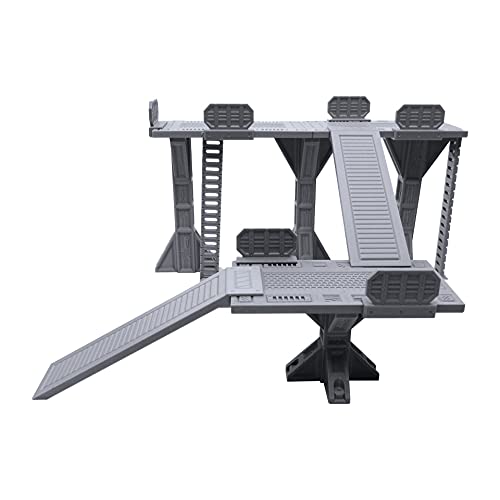 Scène de terrain industriel imprimé 3D compatible Secteur pour Necromunda et Kill Team - 2
