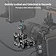 SMALLRIG Drop-in HawkLock Mini Articulating Magic Arm mit Doppelten Schnellverschluss Kugelköpfen (1/4-20 Schraube) Monitorhalterung für Feldmonitor, Beleuchtung, Audiorecorder - 3515C