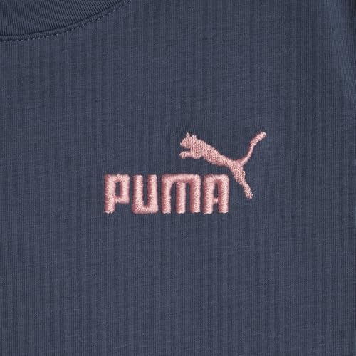 Puma Girls' Foundations Core Logo T-Shirt, Slim Fit, Baby Tee Silhouette3