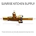 SUNRISE Heavy Duty Natural Gas Range Stove Top Burner Valve (1 pack). Made in Taiwan.