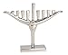 Polished Aluminum Hanukkah Menorah