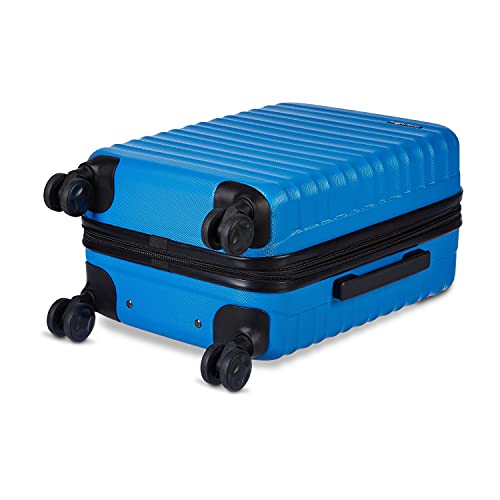 Amazon Basics 21-Inch Hardside Spinner, Blue - Image 3