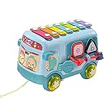 Xylophone coloré, 7 tons différents et couleurs différentes, aide l'enfant à apprendre la couleur, à favoriser l'écoute et le sentiment de l'enfant en tapotant