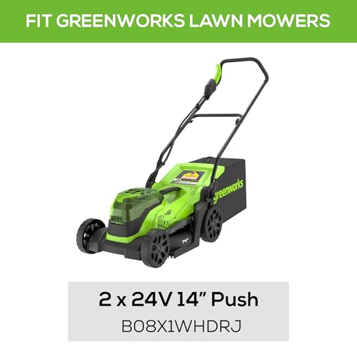Image of Greenworks Replacement Lawn Mower Blade (Fits : 14' Mower / MO48L2212)