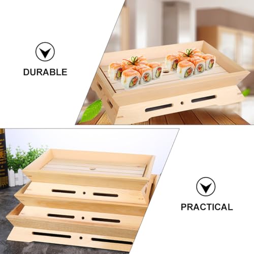 Bandeja Japonesa Doble Cara 34x24 cm para Sushi miniatura 3