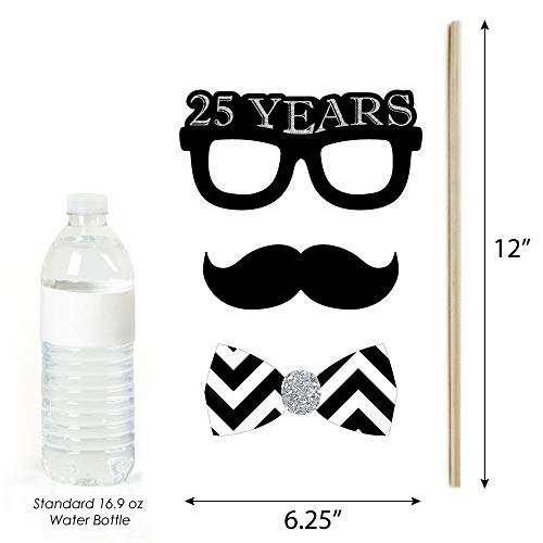Big Dot Of Happiness We Still Do - 25Th Wedding Anniversary - Anniversary Party Photo Booth Props Kit - 20 Count #TOP4