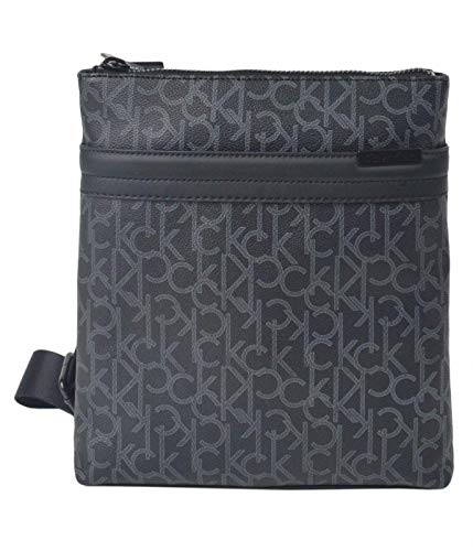 Calvin klein greg mono flat crossover (black)