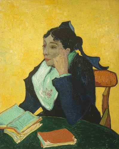 Affiche L'arlésienne de Van Gogh pour décoration de bureau élégante en toile 60x90cm