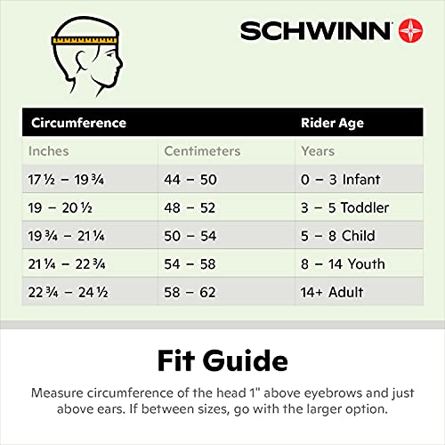 Schwinn Classic Toddler and Baby Bike Helmet, Dial Fit Adjustment, Kids Age 1 - 5 Year Olds, Girls and Boys Suggested Fit 44 - 52 cm - Image 7