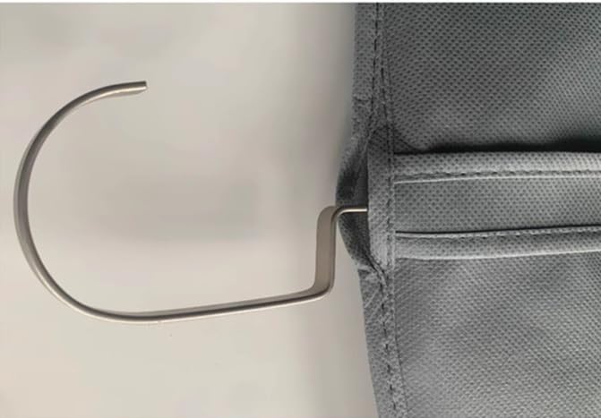 Clothes Cover 5 Pack Non-Woven Garment Bag for Travel Suit Bag Foldable for Hanging Clothes Suit Bags (Color : C, Size : 60 * 90cm)4