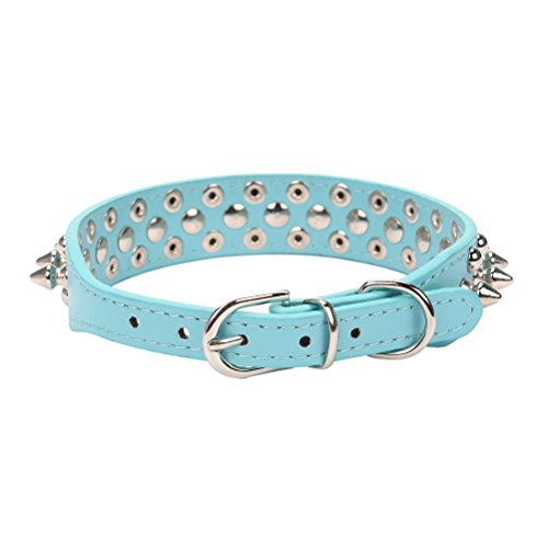 Collares para cachorros que evitan tirones con piel sintética suave de setas 4