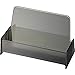 Officemate OIC Business Card Holder, Holds Up to 50 Cards, Smoke (97833)