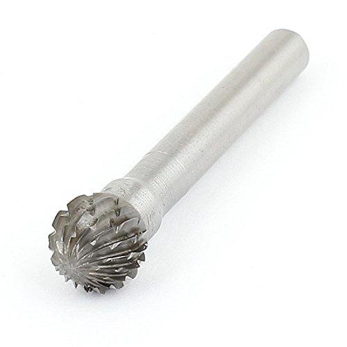Aexit 6mm x Body Repair Tools 10mm Double Cut X Teeth Tungsten Carbide Ball Grinding Bit Grinders & Polishers Mounted Point