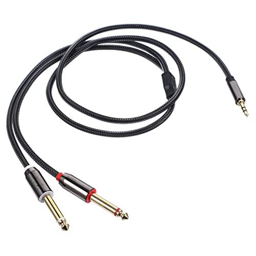 Cable estéreo a doble mono de 1 metro Mipcase cable adaptador de audio analógico para hogar